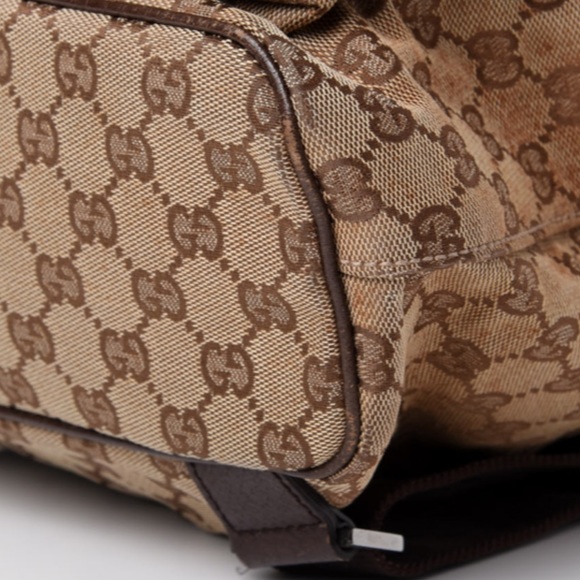 Authentic Gucci GG Backpack Brown - Picture 5 of 8